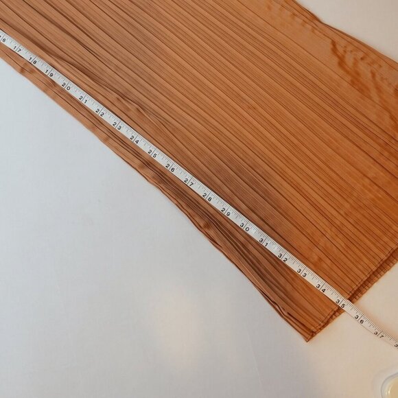 Andrea Iyamah Linea Pleated Peplum Pants Toffee Brown Bronze - Size XS - NWT - Picture 5 of 7